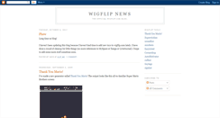 Desktop Screenshot of blog.wigflip.com